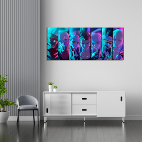 Плакат-постер з принтом Кавун Cyberpunk Edgerunners Кіберпанк Ті, що біжать по краю А0 ПЛ000756 (А0)