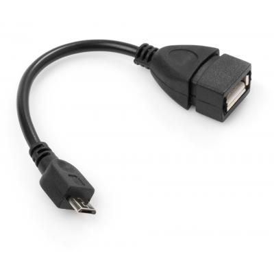 Дата кабель OTG USB 2.0 AF to Micro 5P Vinga (VCPDCOTGMBK) (VCPDCOTGMBK) | Зображення 1