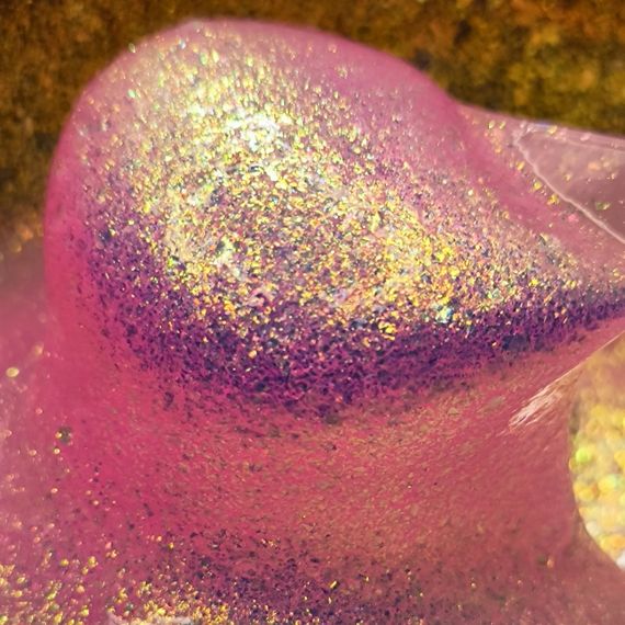 Гель для нарощення Mi YUKI №2 Builder Gel (рожевий з пластівцями юккі) 5мл | Зображення 3