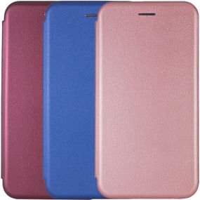 Шкіряний чохол (книжка) Classy для Xiaomi Poco C40 Слот для візитки, Бордовий