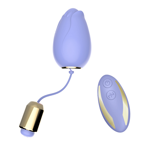 Віброяйце з дистанційним керуванням Boys of Toys - Mandala Light Purple, BS5200002-1 Sex Aura | Зображення 2