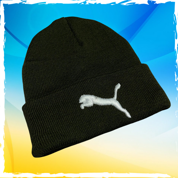 Шапка брендовая универсальная Puma, Пума. Шапка мужская, женская, подростковая, детская