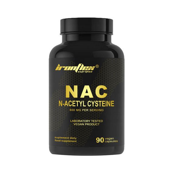 N-ацетил-L-цистеин Ironflex NAC 600 mg 90 caps