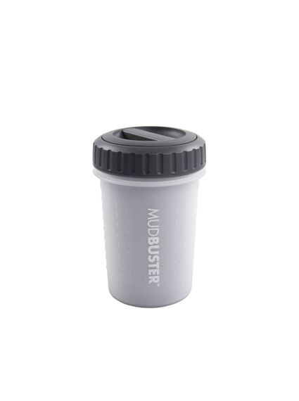 Dexas MudBuster Lidded лапомийка для собак, 15 см, сіра