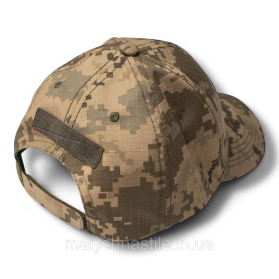 Бейсболка військова з велкро панеллю ріп-стоп, піксель ЗСУ Military | Зображення 1