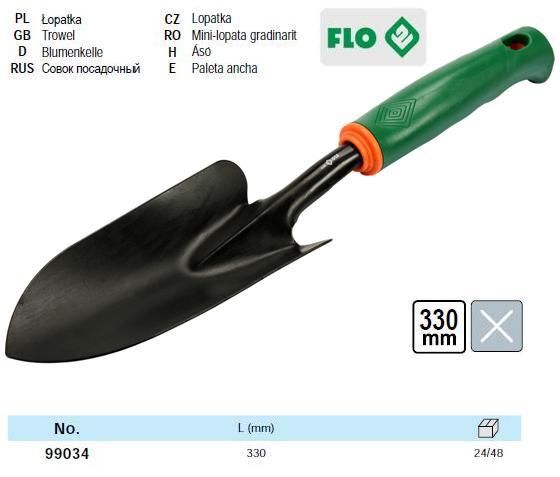 Лопатка для посадки садова широка Польща FLO-99034 | Зображення 2
