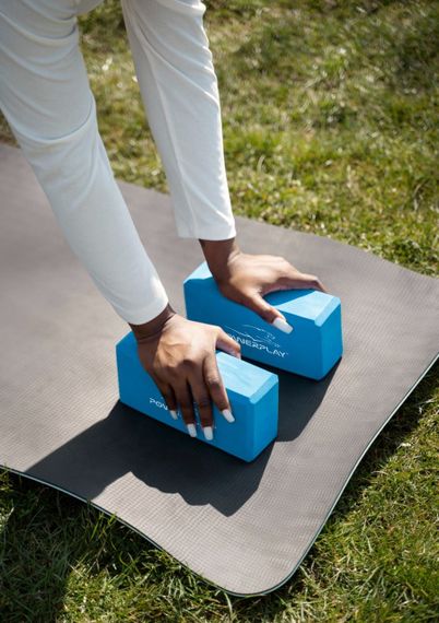 Блок для йоги PowerPlay 4006 Yoga Brick Синій | Зображення 9