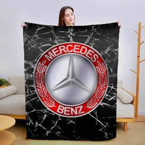 Плед 3D Mercedes-Benz RED 13447 135х160 см