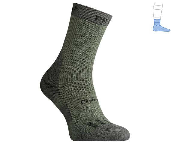 Шкарпетки компресійні демісезон MidDry+ сіро-оливкові