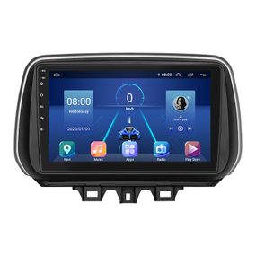 Штатна магнітола Lesko для Hyundai Tucson III Рестайлинг 2018-2021 екран 10" 4/64Gb 4G Wi-Fi GPS Top Туксон
