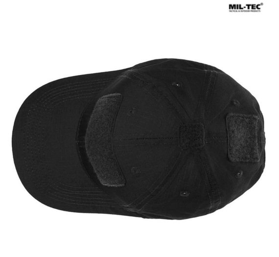 Бейсболка тактична MIL-TEC Tactical Baseball Cap Чорна | Зображення 4