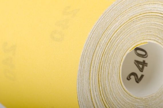 Шкурка шліфувальна, паперова основа, К240, 115 мм × 50 м INTERTOOL BT-0825 | Зображення 3