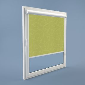 Рулонная штора Rolets Акант 2-2058-900 90x170 см закрытого типа Оливковая