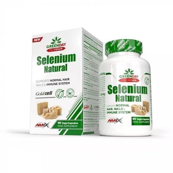 Мікроелемент Селен для спорту Amix Nutrition GreenDay ProVegan Selenium 90 Veg Caps