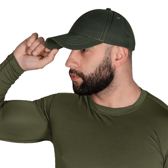 Бейсболка New Fix Canvas Dark Olive (5822)