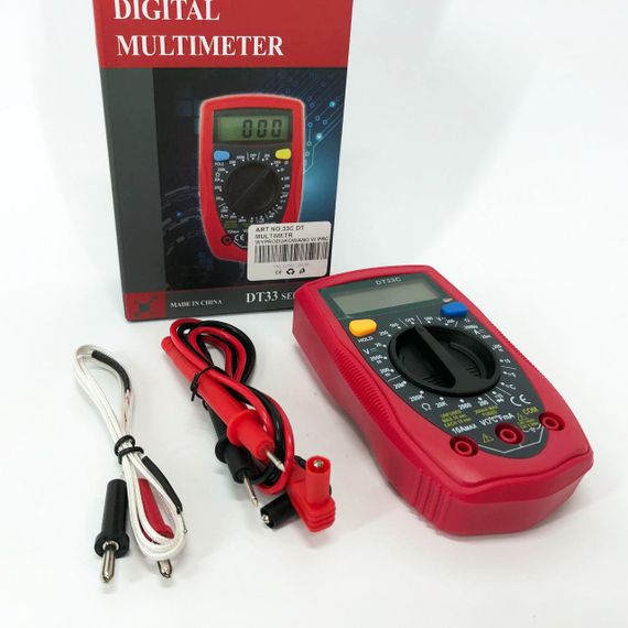 Цифровий Мультиметр 33 C DT DIGITAL мультитестер тестер, електронний мультиметр, професійний тестер | Зображення 1