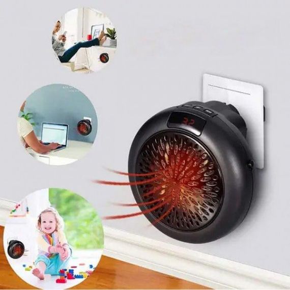 Портативний тепловентилятор мініобігрівач у розетку Wonder Heater 900W | Зображення 2