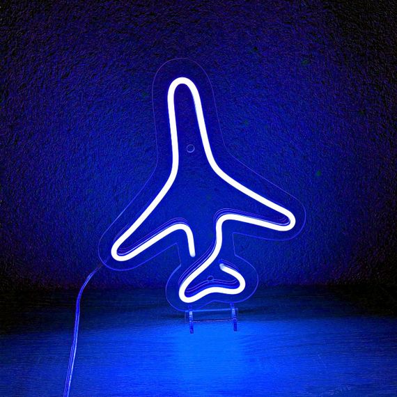 Неоновий світильник Літак 250х300 acr-n000089 | Зображення 2