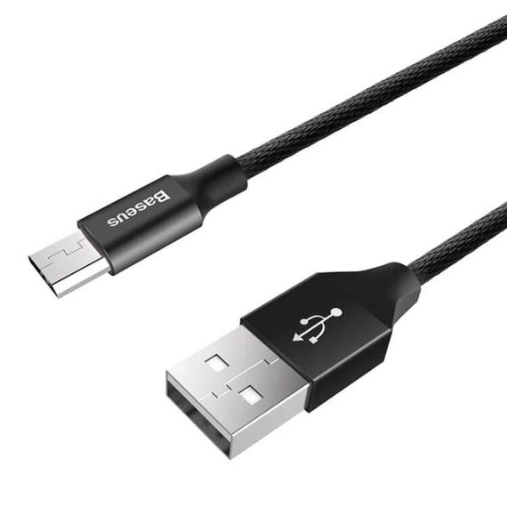 Кабель Baseus Yiven Cable For Micro 1.5M Black | Зображення 1