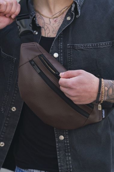 Бананка Without Diamond Сrocodile Brown | Зображення 1
