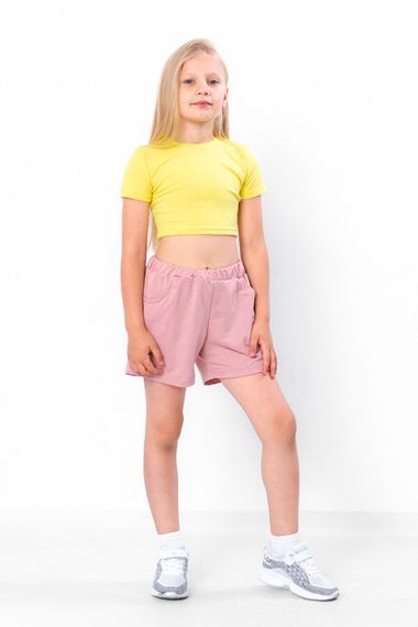 Шорти для дівчинки Носи своє 134 Рожевий (p-5580-127158)