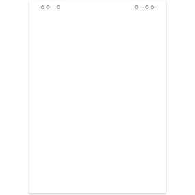 Блок бумаги для флипчартов BM.2296-00 нелинованный 64 х 90 см