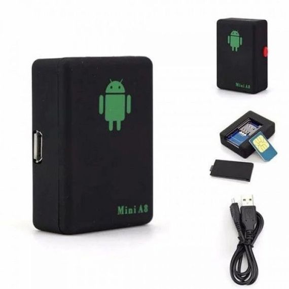 Мини GPS трекер через SIM карту А8 со встроенным микрофоном, GPS GSM трекер для авто, Маячок | Зображення 3
