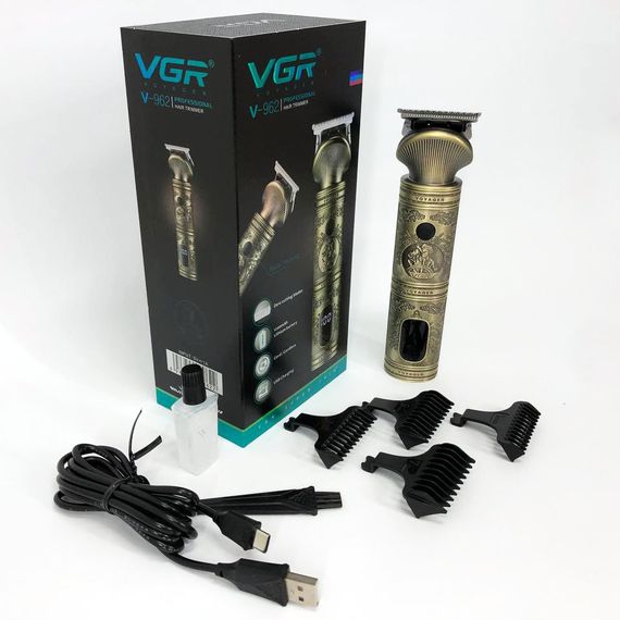 Машинка-тример для стрижки беспроводная VGR V-962, Машинка для стрижки волос и бритья FG-94 | Зображення 3