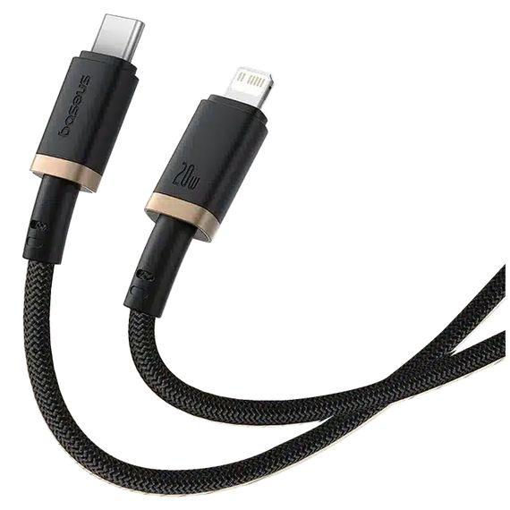 Дата кабель Baseus Dura Series Fast Charging Type-C to Lightning 20W (2m) (CB000123) Gold / Black | Зображення 1
