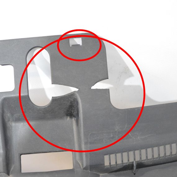 Решітка радіатора VW Volkswagen Polo IV 9N чорна 2001-2009 Фольксваген Поло 6Q0853651C | Зображення 4