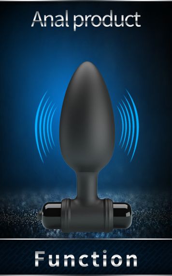 Анальний стимулятор з вібрацією Mr. Play - Super Power Vibrating Anal Plug, BI-040107-MR Sex Aura | Зображення 2