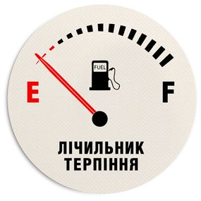Килимок для мишки круглий Лічильник терпіння 20 см (RKYL_23F022)