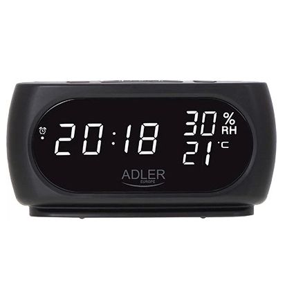 Оригинальные настольные часы Adler, Настольные часы с большими цифрами для офиса DO-98