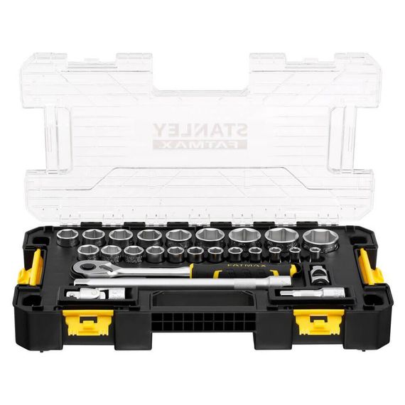 Набір торцевих головок 1/2 FATMAX® Maxi Drive, шестигранних, 26 предметів STANLEY FMMT98103-1 | Зображення 4