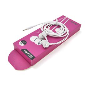 Наушники ведущие iKAKU KSC-401 AOSHENG с микрофоном, White, Bох