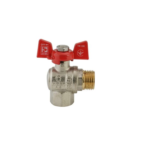 Кран кульовий Koer 1/2" ГШМ кутовий (KR.208) (KR2805) | Зображення 1
