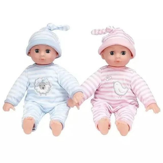 Набор кукол John Lewis Baby Twin Dolls 30 см, двойняшки с одеждой, 2 шт | Зображення 1