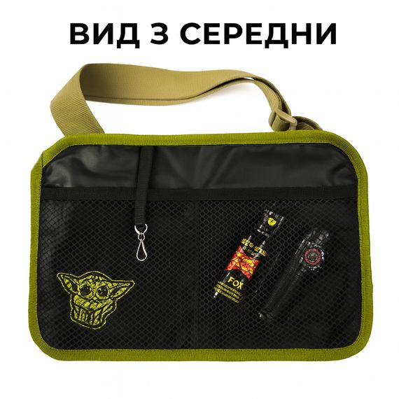 Молодіжна тактична сумка для патчів на плече з 4 кишенями black | Зображення 2