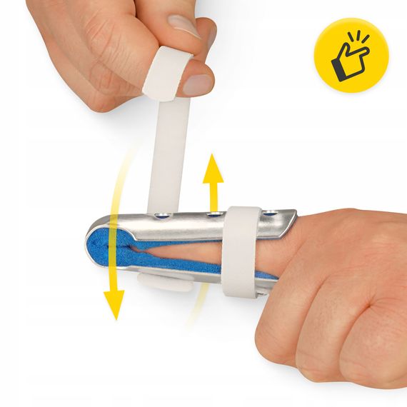 Фіксатор (бандаж) для пальця руки 4FIZJO MED 1 шт Size M (P-5905973407403) | Зображення 2