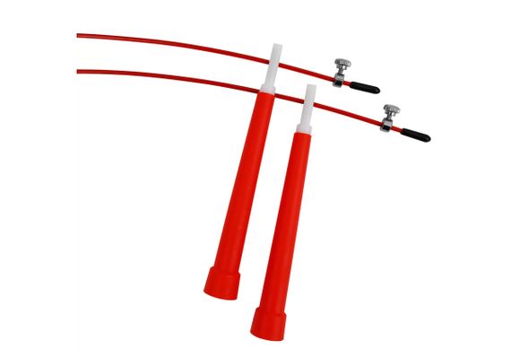 Швидкісна скакалка EasyFit Speed ​​Cable Rope 3 м зі сталевим тросом червона (EF-2039-R) | Зображення 3