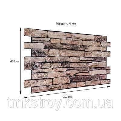 Декоративная ПВХ панель Sticker Wall 960х480х4мм sw1555 | Зображення 2
