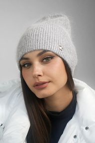 Шапка «Ажен» (4984) светло-серый