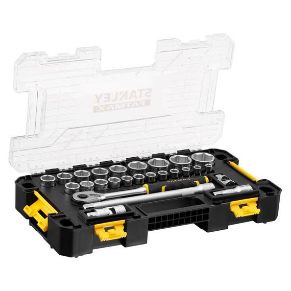 Набір торцевих головок 1/2 FATMAX® Maxi Drive, шестигранних, 26 предметів STANLEY FMMT98103-1 | Зображення 3