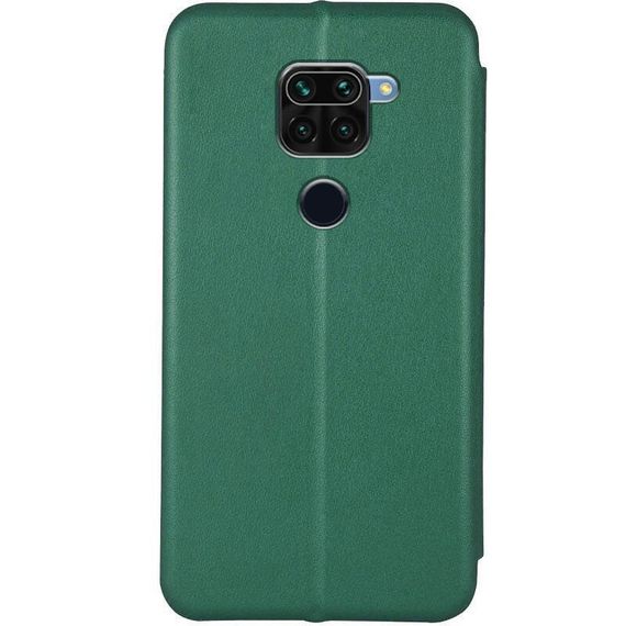 Шкіряний чохол-книжка Classy для Xiaomi Redmi Note 9 / Redmi 10X Зелений | Зображення 1