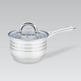 Ковш кухонный Maestro MR-3513-16S, 2.1 л, 16 см, из нержавеющей стали с крышкой, для всех типов плит