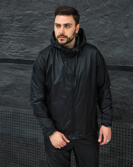 Костюм плащівка чорний S XL | Зображення 2