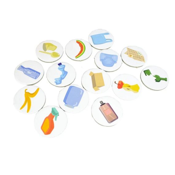 Дерев'яна розвиваюча гра "Сортуємо відходи" 900798 | Зображення 3