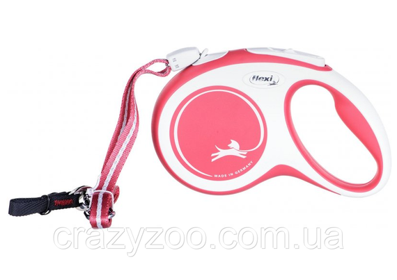 Поводок-рулетка Flexi New Comfort S до 12 кг красный трос 8 м 043028 | Зображення 5