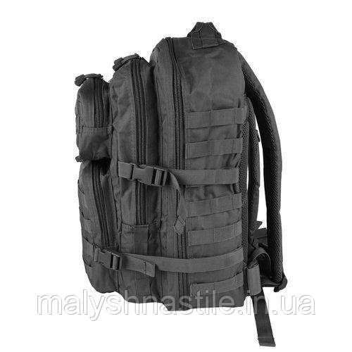 Рюкзак тактичний 36 літрів Mil-Tec Large Assault Pack Black | Зображення 1