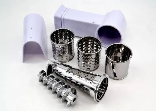 М'ясорубка DOMOTEC MS 2020 + соковитискач, Електром'ясорубка 2600W, Потужна м'ясорубка з насадками | Зображення 4